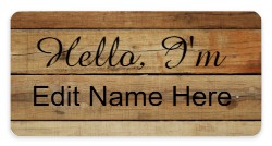 Design 437130 Custom Nametags Image