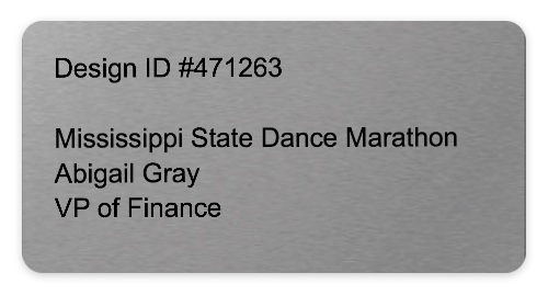 Design 479552 Custom Nametags