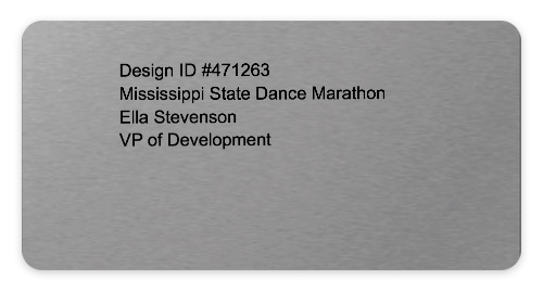 Design 485469 Custom Nametags