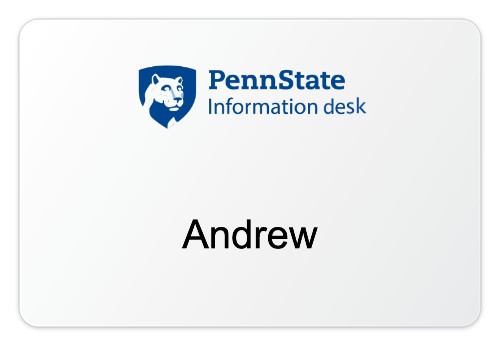 Design 509018 Custom Nametags