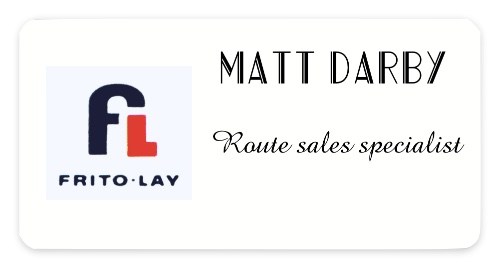 Design 516053 Custom Nametags