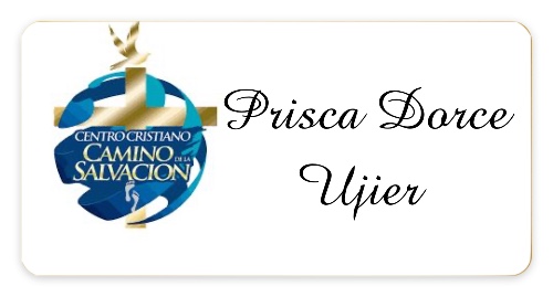 Design 612724 Custom Nametags