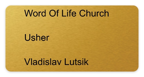 Design 635382 Custom Nametags