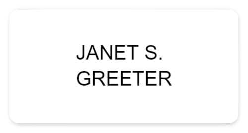 Design 659389 Custom Nametags