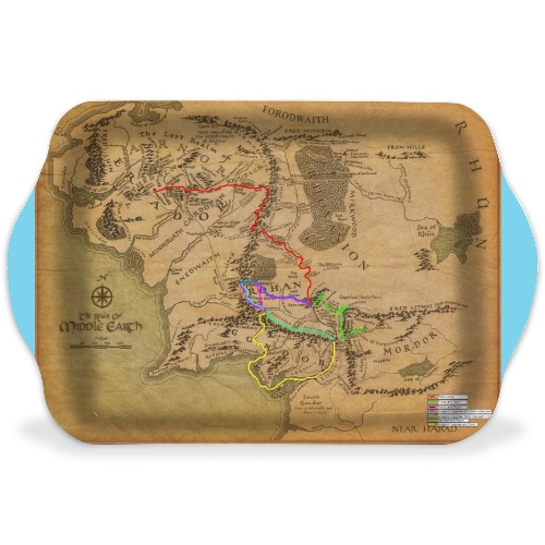 Design 665034 Rolling Trays