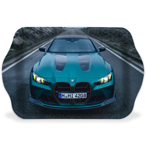green bmw Rolling Trays Image